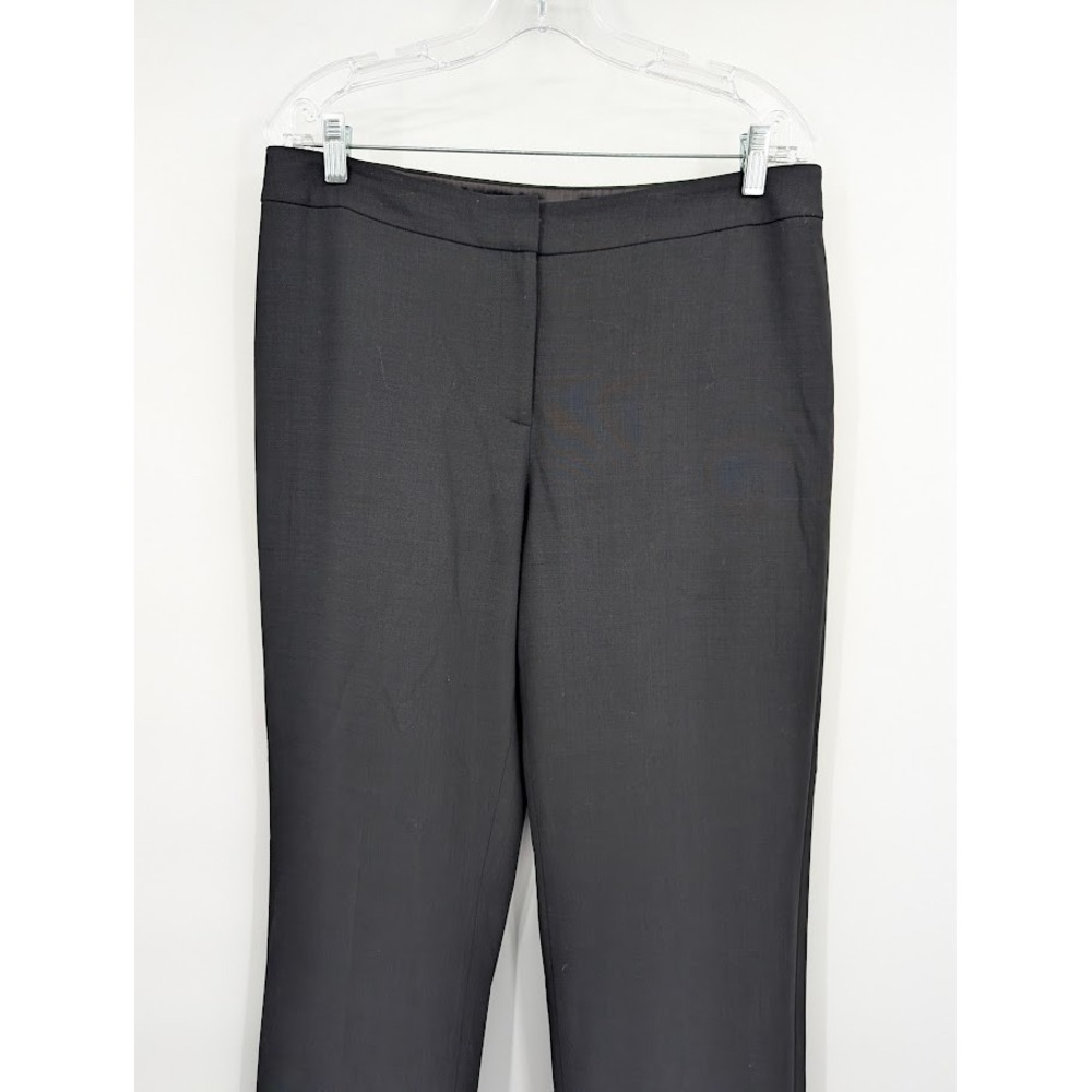 Lafayete 148 Women's Barrow Straight Leg High waisted Pants Gray sz 12